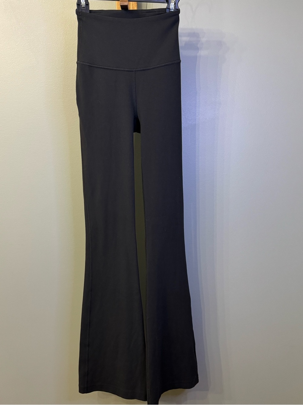 lululemon Super Groove Black High-rise Flare Leggings